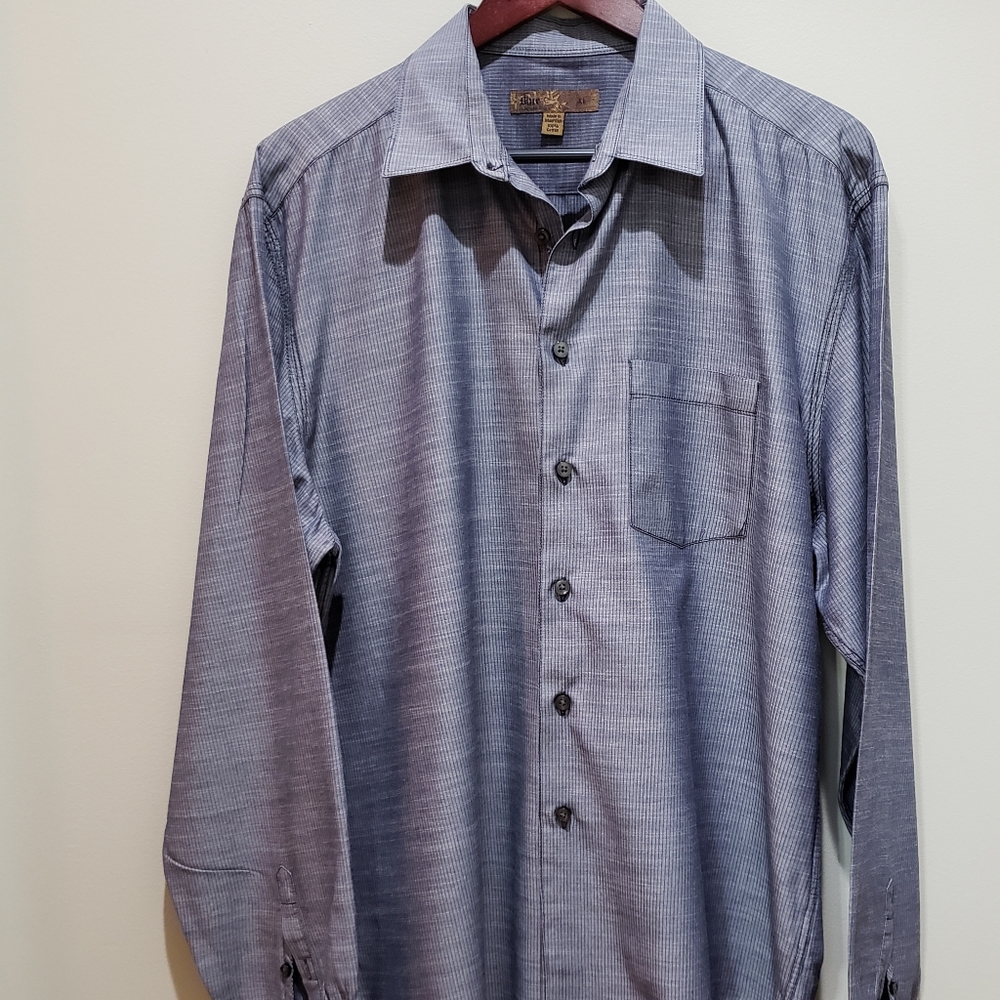 Men's Jos A. Banks Blue Pronto Uomo dress shirt